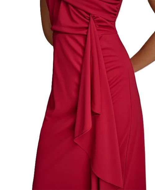Donna Karan New York Asymmetric Draped Gown MSRP $249