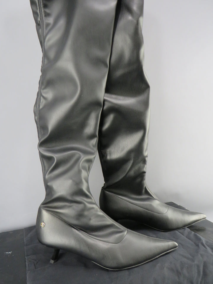 Anine Bing Women's Hilda Over The Knee Stretch Boots $600 Size 41 # M1 233 NEW