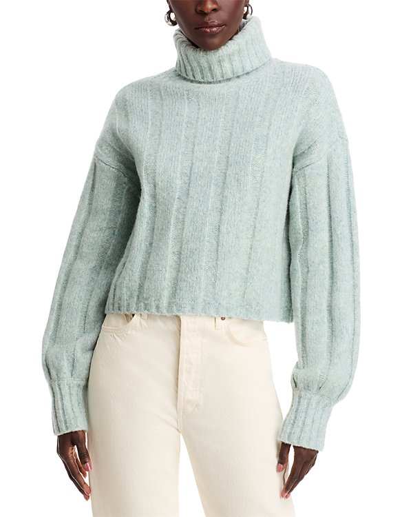 PAIGE Rosalia Wool Blend Turtleneck Sweater MSRP $279