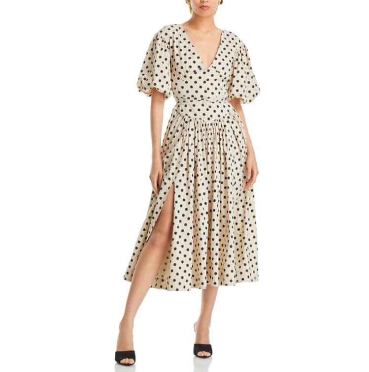 Cinq à Sept Stassie Polka Dot Dress MSRP $425