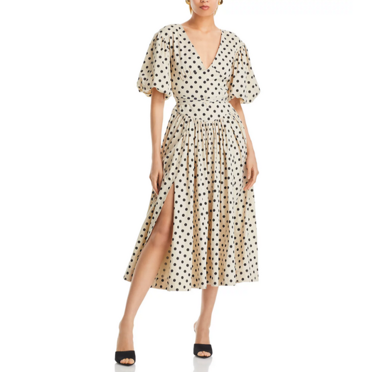 Cinq à Sept Stassie Polka Dot Dress MSRP $425