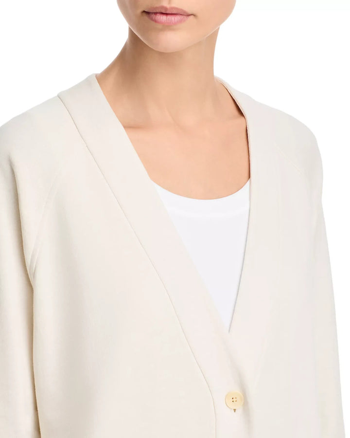 Eileen Fisher Long V Neck Cardigan Sweater MSRP $188