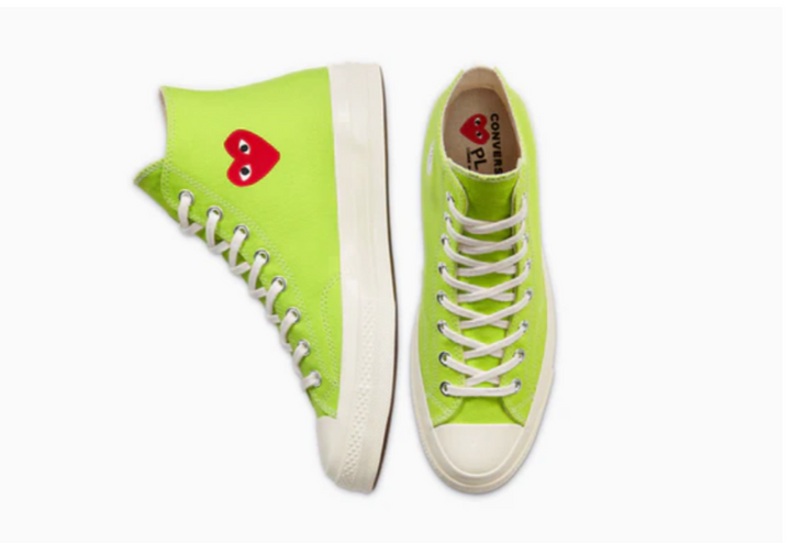 Converse x COMME des GARCONS PLAY Chuck 70 UNISEX High Canvas Shoes