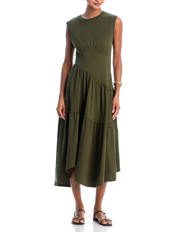 FRAME Gathered Seam Knit Dress MSRP $328