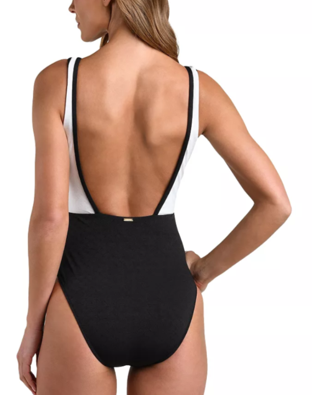 L'AGENCE Mila Fine Line One Piece Swimsuit MSRP $280
