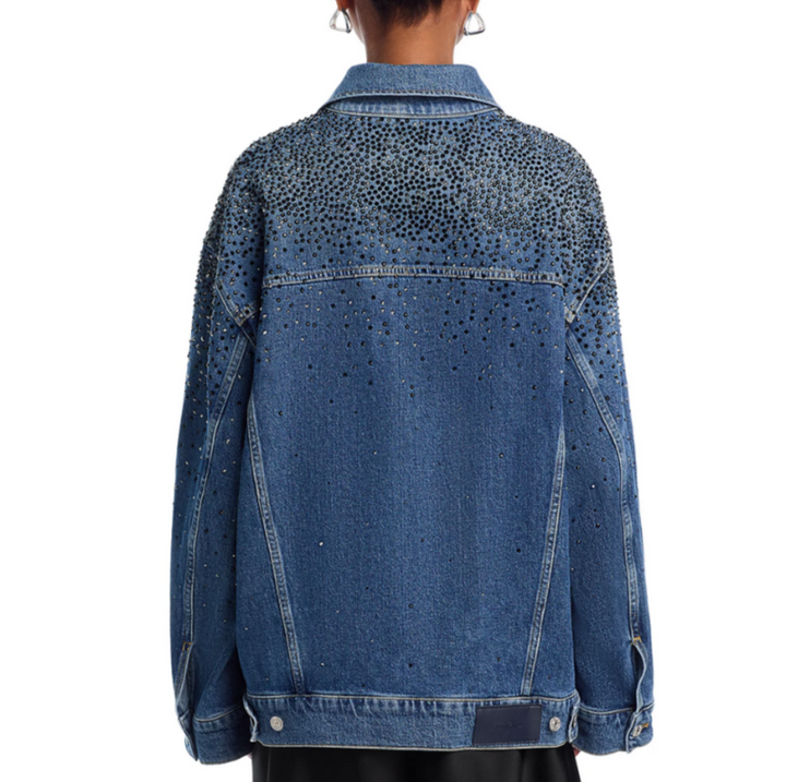 7 For All Mankind Oli Denim Trucker Jacket MSRP $498