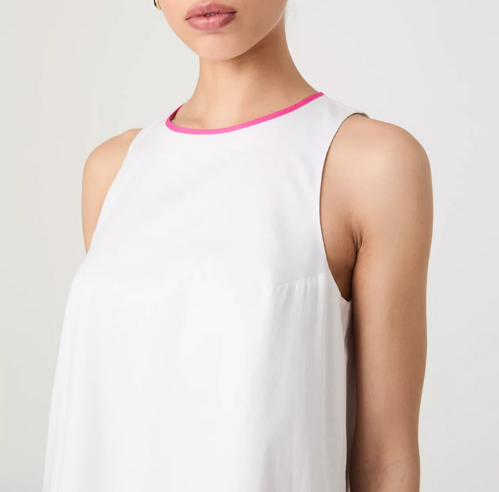 French Connection Alexis Cotton Poplin Shift Dress MSRP $138