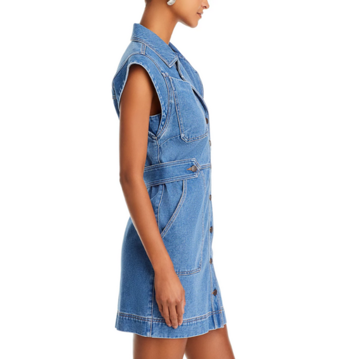 Veronica Beard Jax Denim Dress MSRP $398