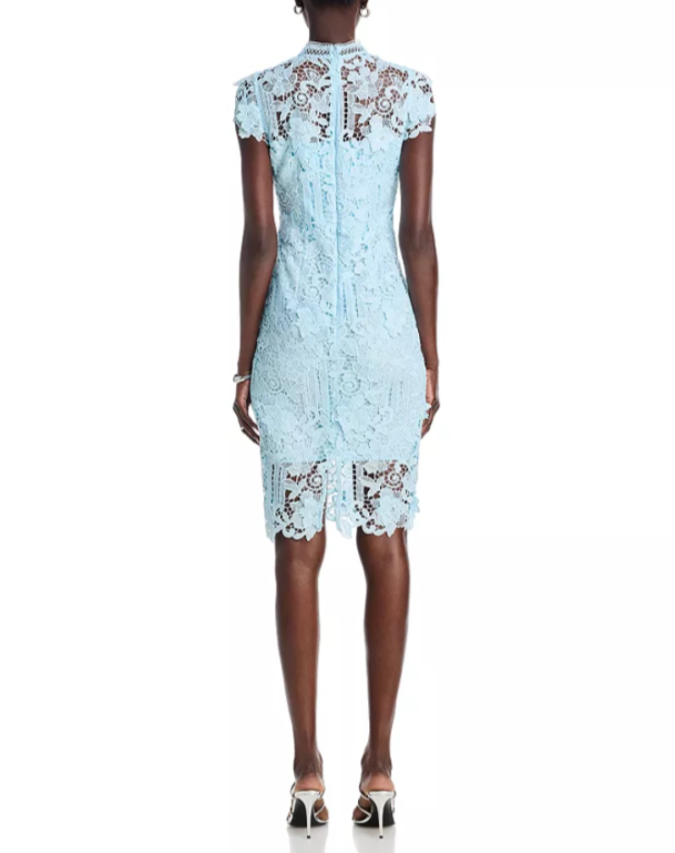 Eliza J Mock Neck Sheath Dress MSRP $218