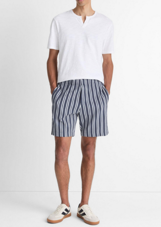 Vince Jacquard Striped Shorts MSRP $165