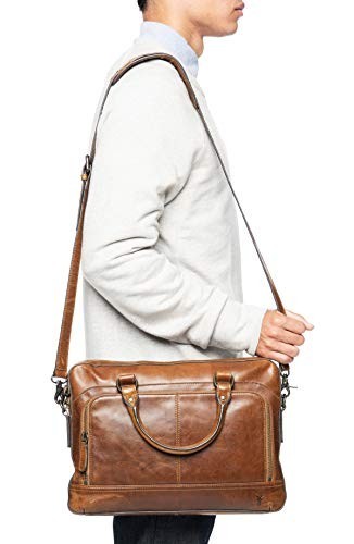 Frye Men's Logan Leather Work Bag MSRP $498