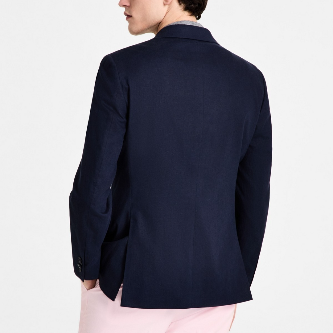 Tommy Hilfiger Men's Linen-Blend Modern-Fit Sport Coat Size 38S MSRP $295