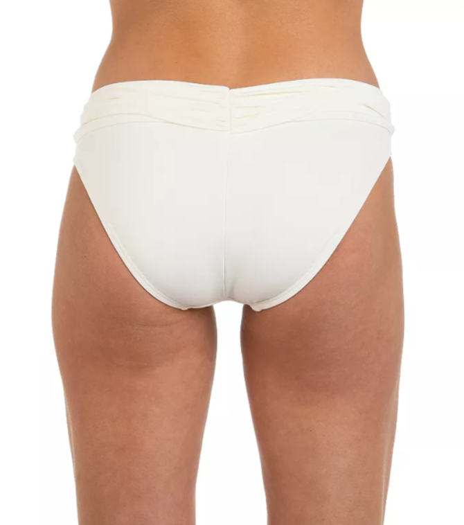 La Blanca Island Goddess Shirred Bikini Bottom MSRP $65