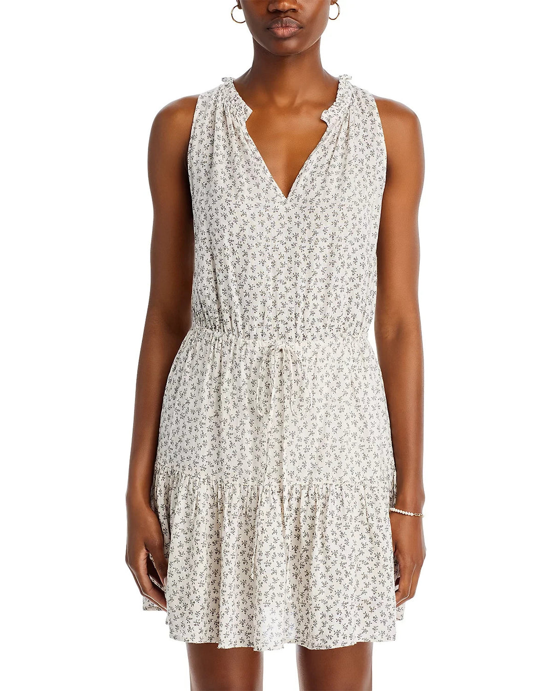Rails Albany Printed Drawstring Waist Dress MSRP $198