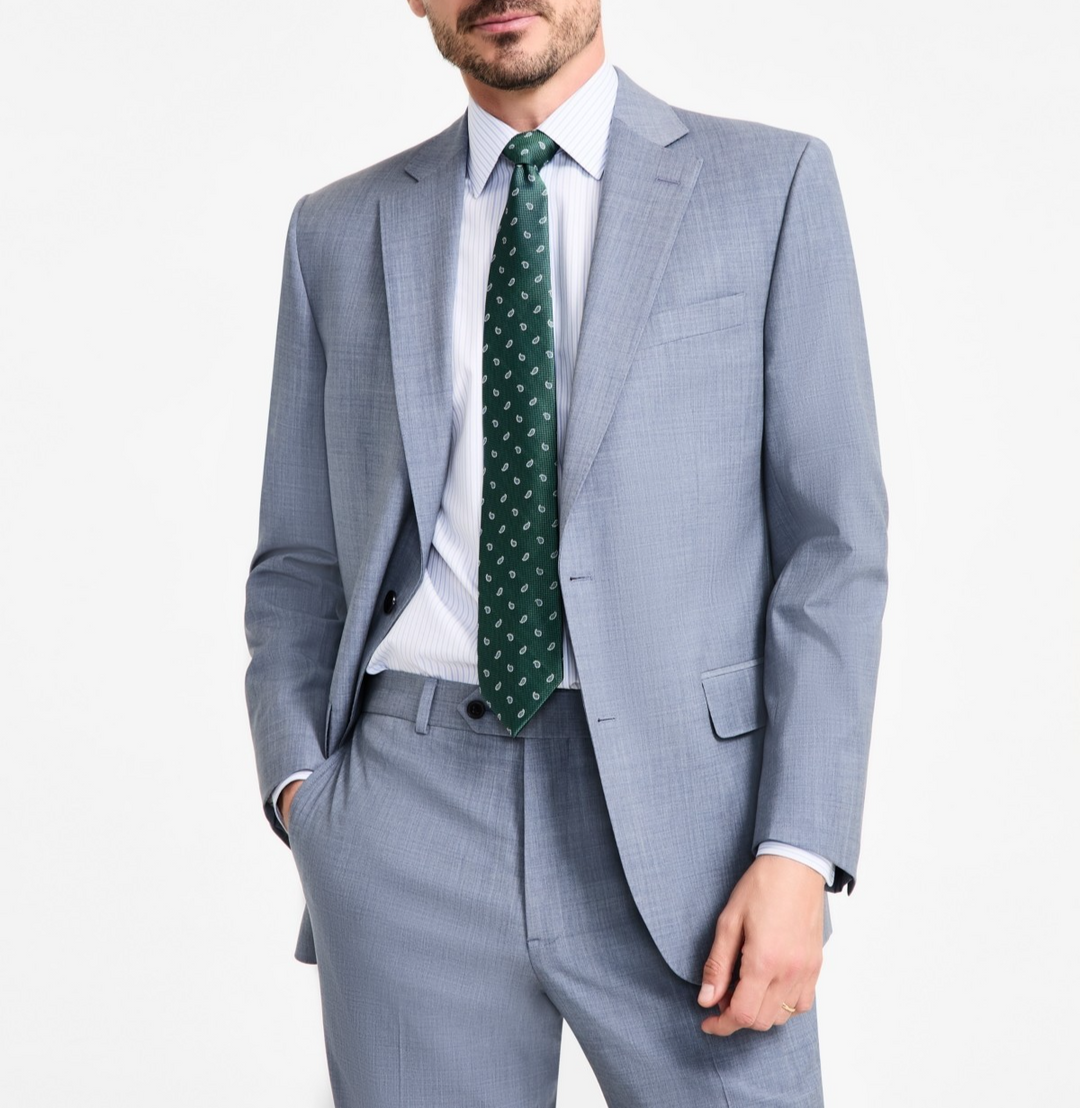B By Brooks Brothers Wool-Blend Classic-Fit Suit Separates Jacket MSRP $450
