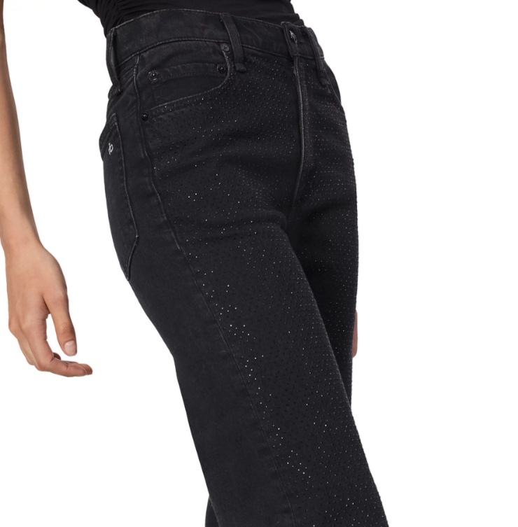 rag & bone Harlow Embellished Straight Leg Ankle Jeans MSRP $378