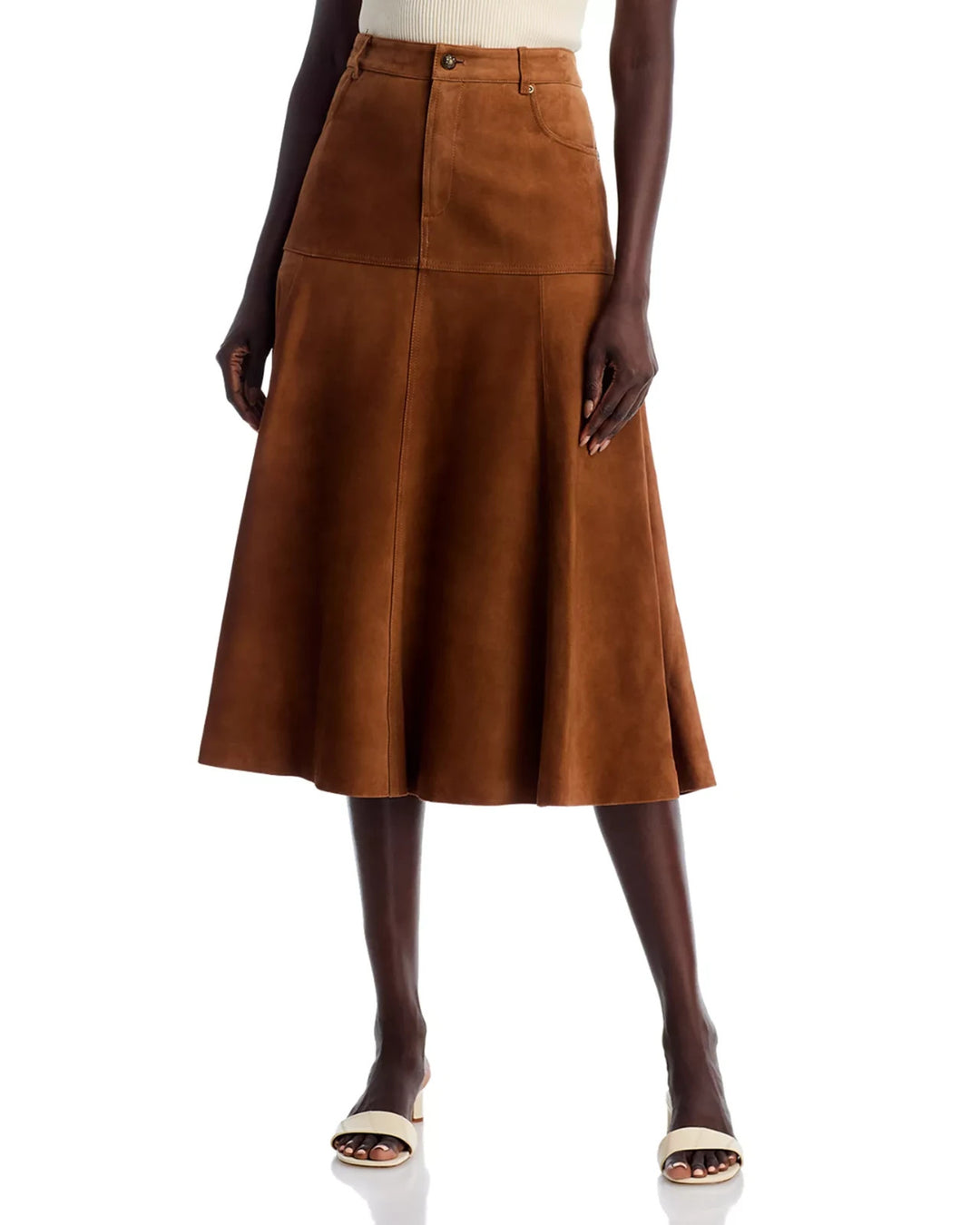 Kobi Halperin Matty Suede Skirt MSRP $898