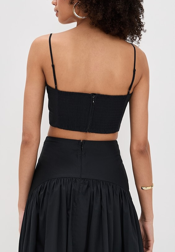 Staud Federico Crop Top MSRP $165