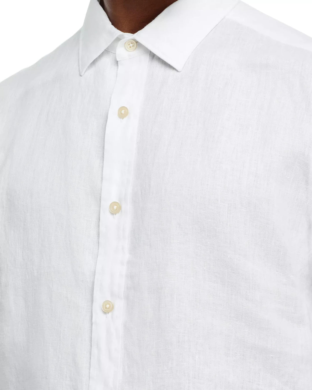 The Men's Store Short Sleeve Linen Shirt MSRP $98