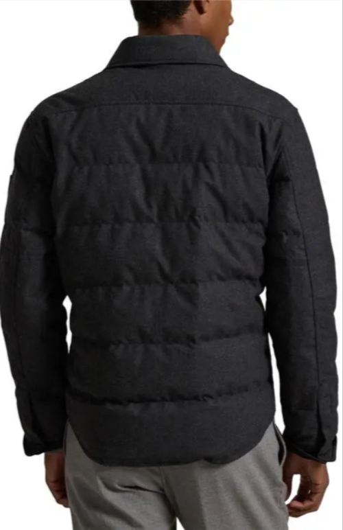 POLO Ralph Lauren Quilted Down Shirt Jacket MSRP $498