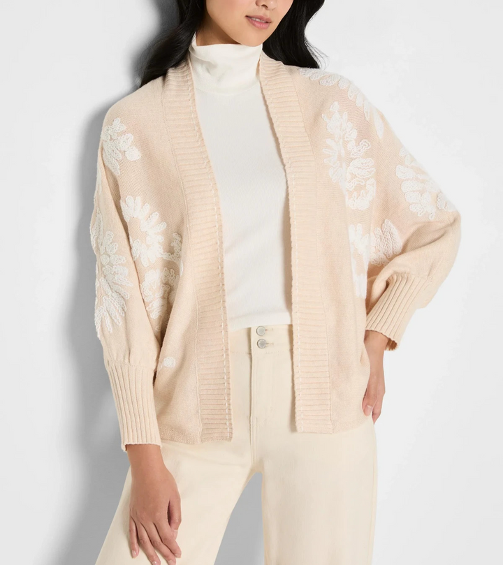NIC+ZOE Embroidered Cardigan MSRP $188