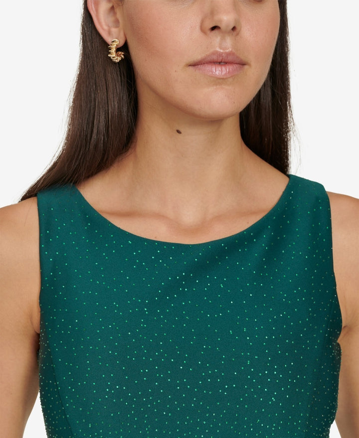 Calvin Klein Women's Boat-Neck Embellished Sheath Dress MSRP $139