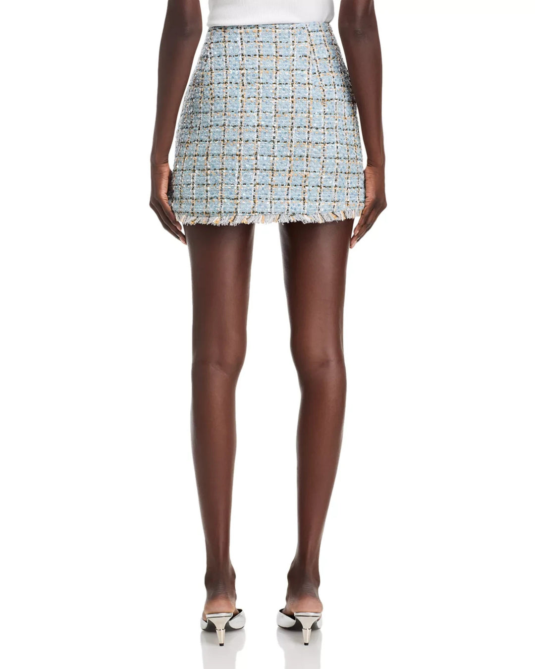 TOCCIN Ariel Tweed Mini Skirt MSRP $395