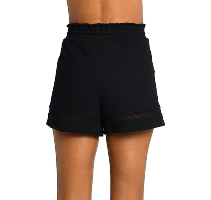 La Blanca Seaside Cotton Shorts Cover-Up MSRP $69