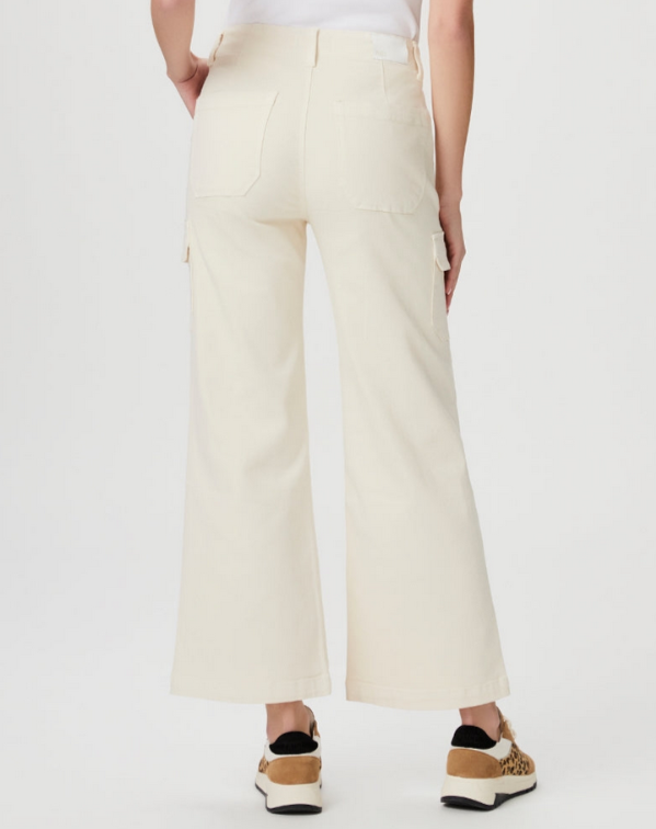 PAIGE Carly Wide Leg Cargo Pants MSRP $239