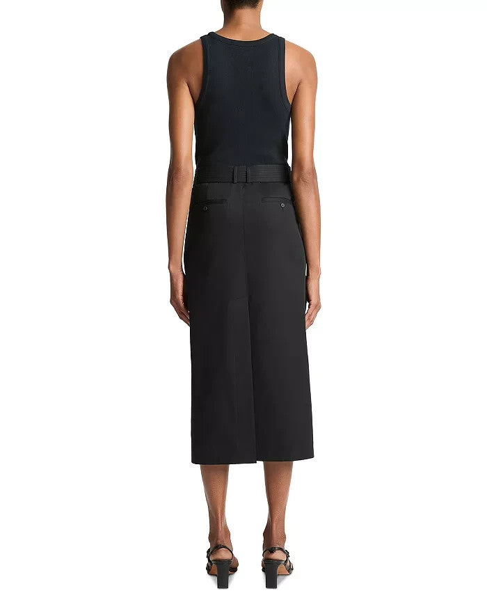 Vince Belted Midi Skirt  MSRP $468