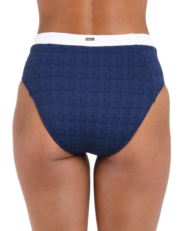 L'AGENCE Vanessa Color Blocked Bikini Bottoms MSRP $197