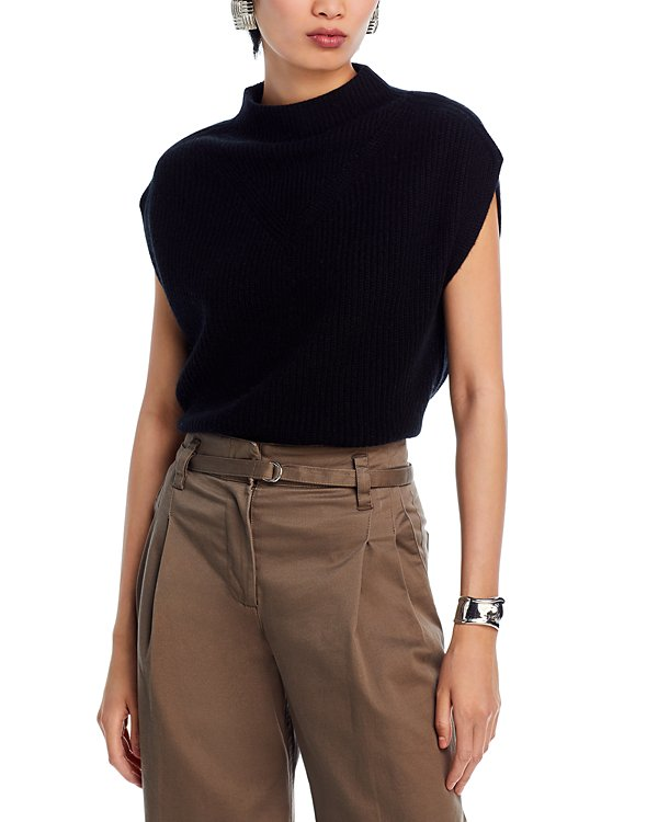 C by Bloomingdale's Cashmere Cashmere Funnel Neck Sweate MSRP $168