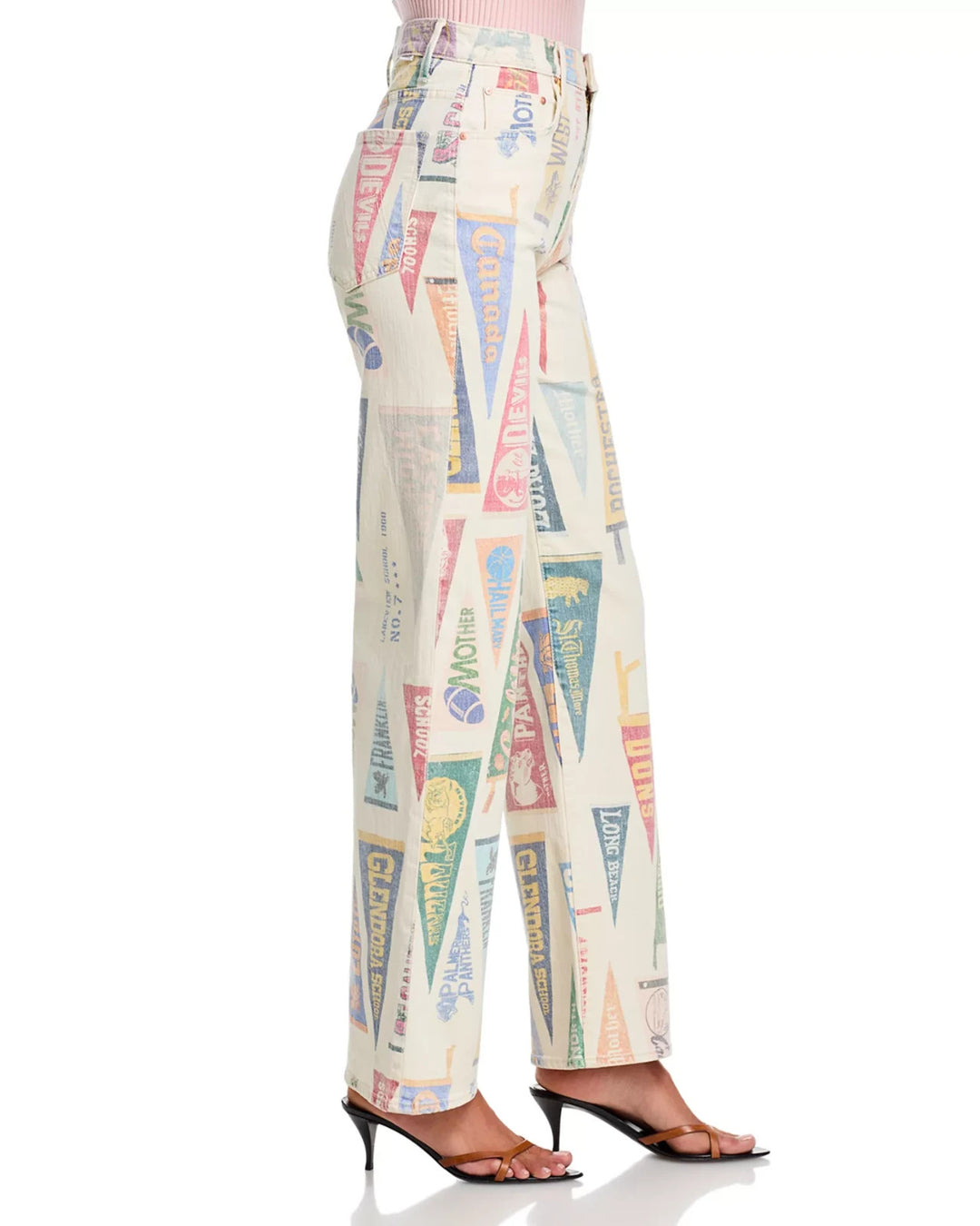 MOTHER The Maven Sneak High Rise Wide Leg Jean MSRP $320