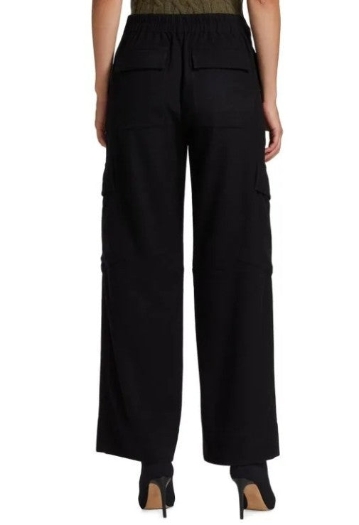 Vince Wide-Leg Flannel Raver Pants MSRP $495
