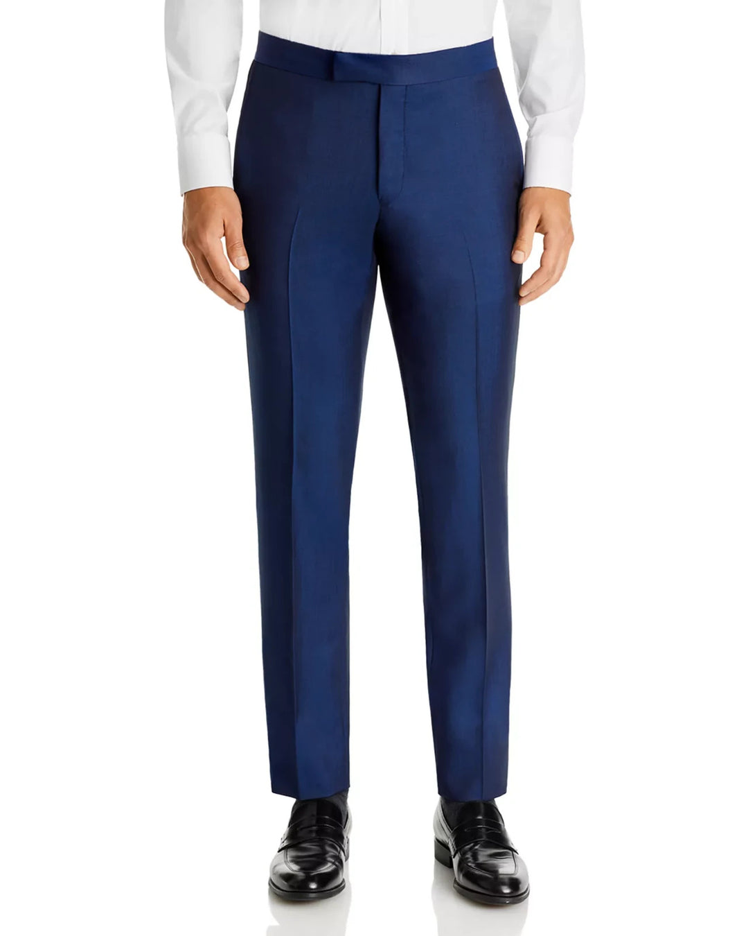 Ted Baker Wool Blend Slim Fit Tuxedo Dress Pants MSRP $298