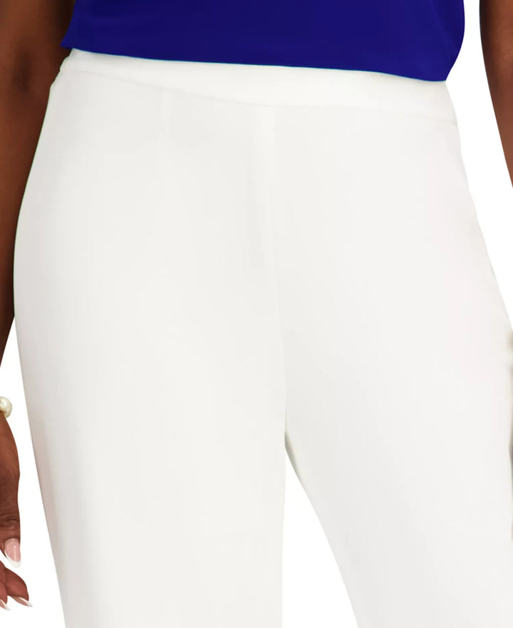 Kasper Women's Elasticized Back Wide-Leg Pants MSRP $79
