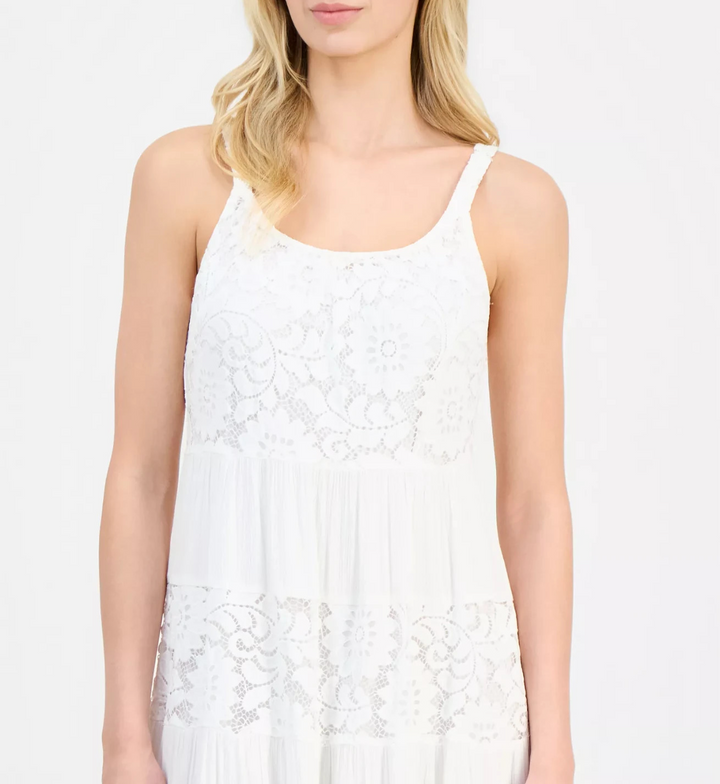 Robbie Bee Sleeveless Tiered Midi Dress MSRP $89