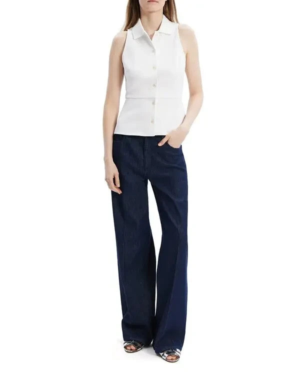Theory Sleeveless Peplum Top MSRP $225