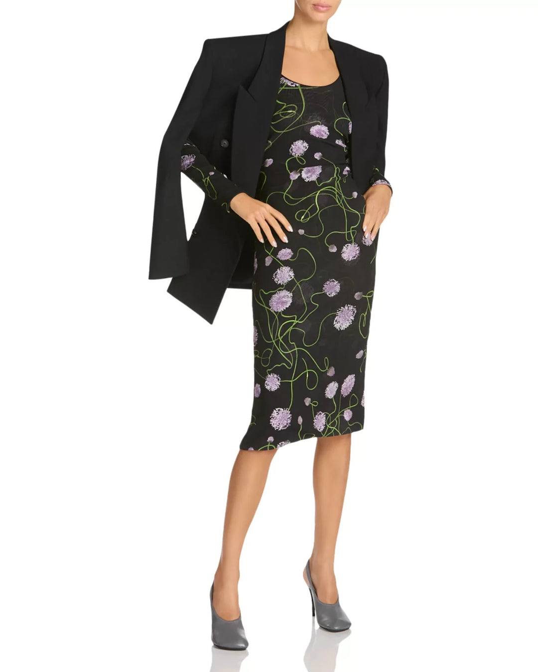 Stella McCartney Mesh Midi Dress MSRP $1890