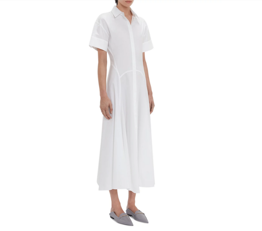 Victoria Beckham Midi Shirtdress MSRP $890