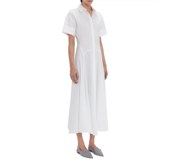 Victoria Beckham Midi Shirtdress MSRP $890