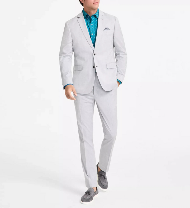 Nick Graham Men's Slim-Fit Stretch 2-piece Suit Size 48L x 43w MSRP $395
