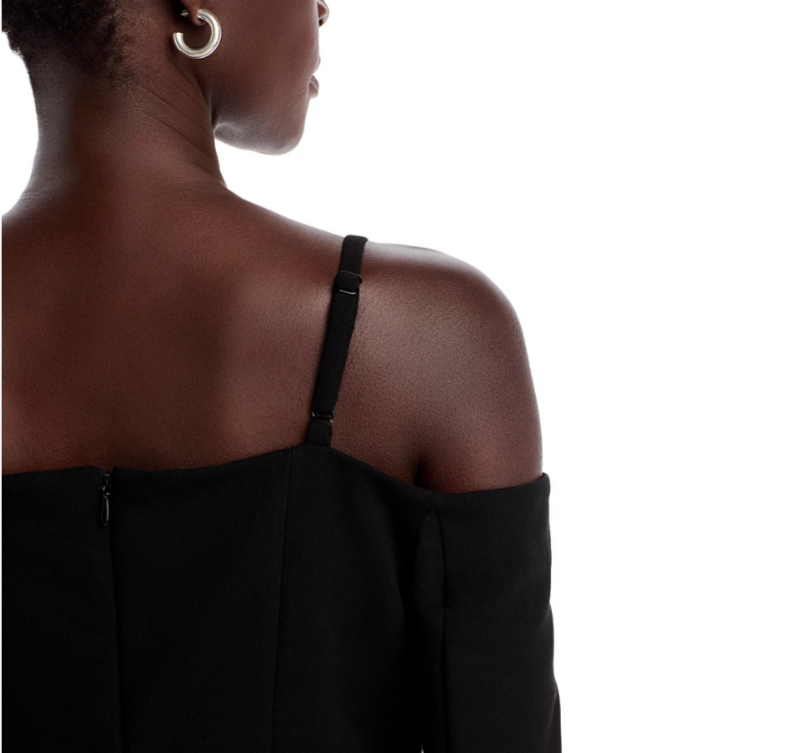 FRENCH CONNECTION Whisper Off-the-Shoulder Dress MSRP $148