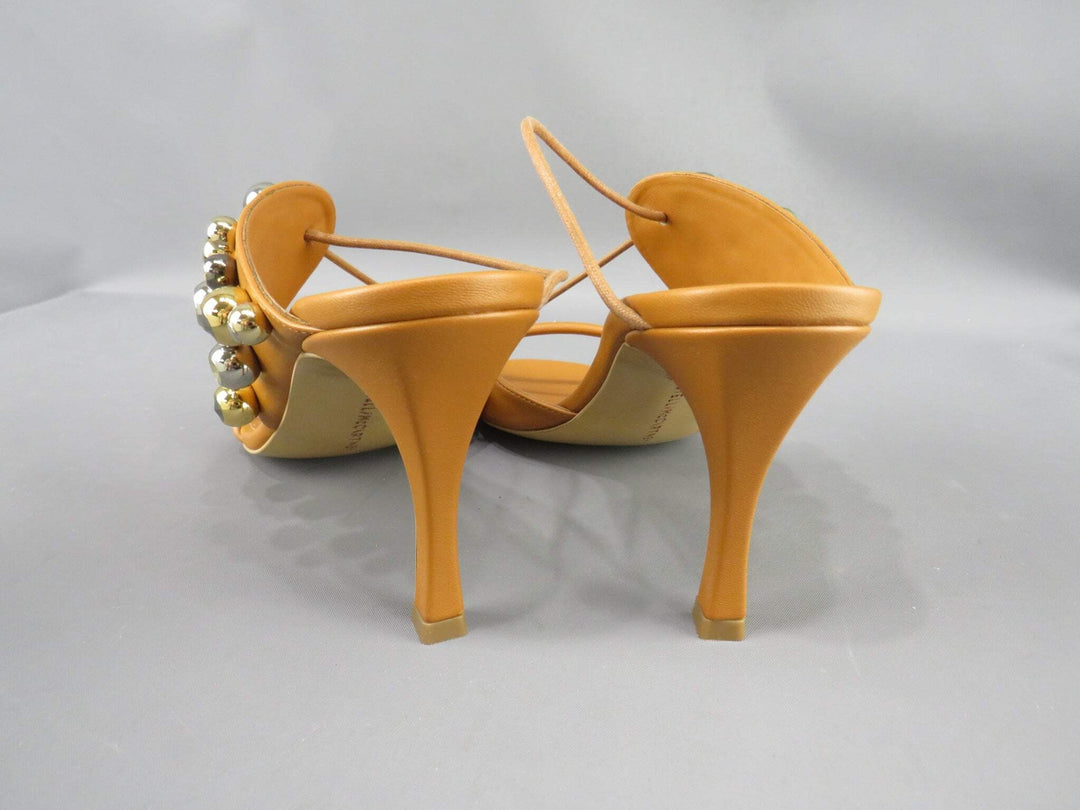 Stella McCartney Women's Stella 100 Studded Open Toe Pumps M2 361
