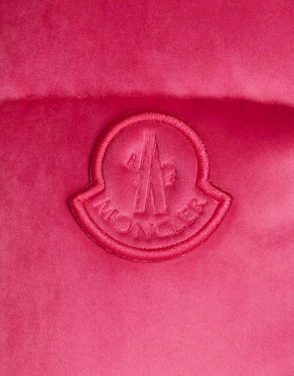 Moncler Blavet Velvet Down Puffer Vest MSRP $1160