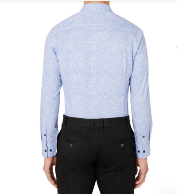 ConStruct  Recycled Slim Fit Floral 4-Way Stretch Performance Dress Shirt $69