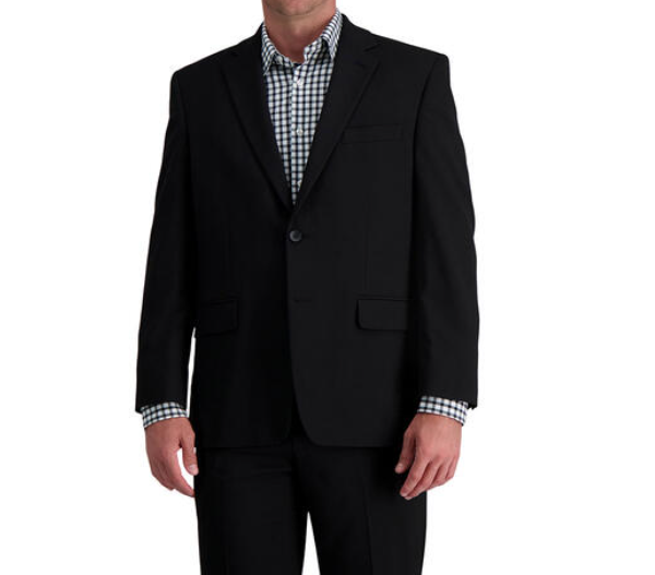 J.M. Haggar Premium Stretch Solid Suit Separate Jacket MSRP $220