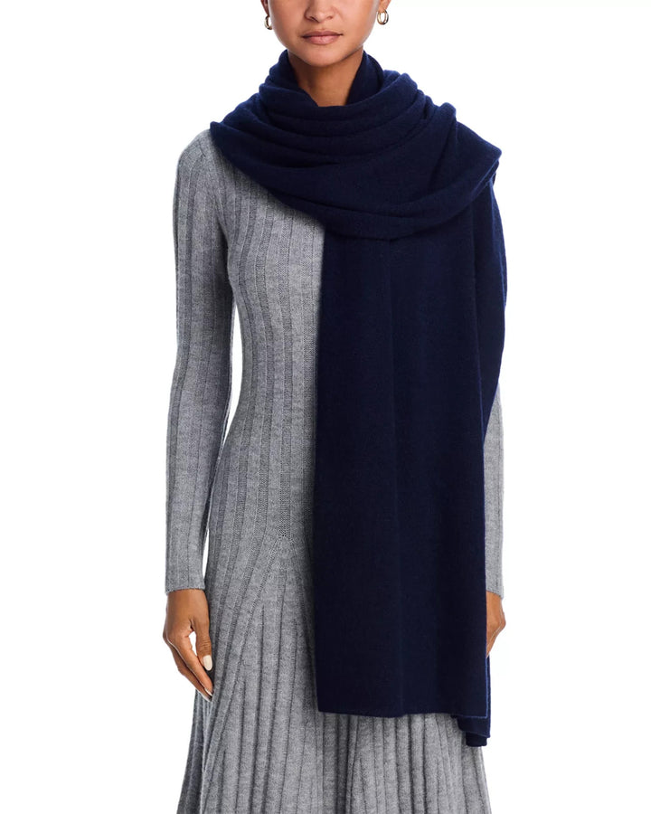 C by Bloomingdale's Cashmere 100% Cashmere Travel Wrap MSRP $218