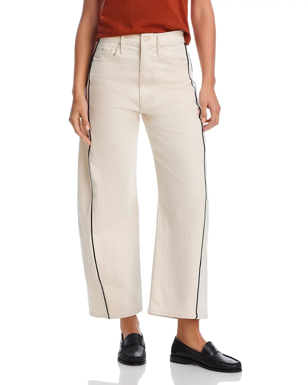 MOTHER Lil Half Pipe Ankle Jeans  MSRP $258