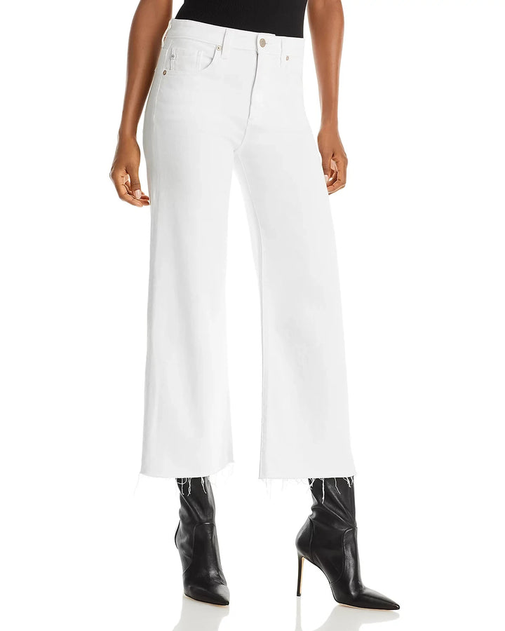 AG Saige High Rise Cropped Wide Leg Jeans MSRP $210